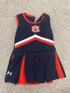 Under Armour Navy and Orange Girls' Cheer Dress
